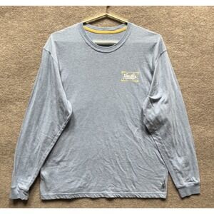 Howler Bros Shirt‎ Mens XL Blue Classic Retro Logo Graphic Tee Tagless Crewneck